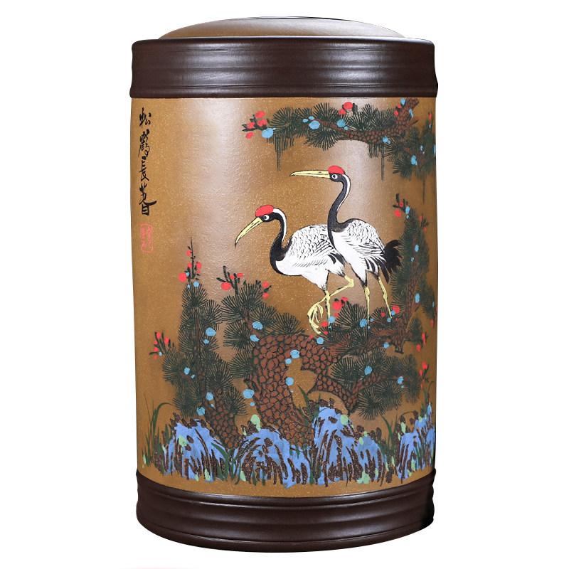 紫砂茶叶罐大号普洱存密封