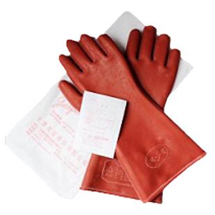 双安12kv橡胶绝缘手套高压绝缘手套10kv配电检修绝缘手套橡胶手套