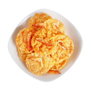 咔嚓脆！樱花虾米饼本宫饿了非油炸谷物脆香辣追剧解馋超上头