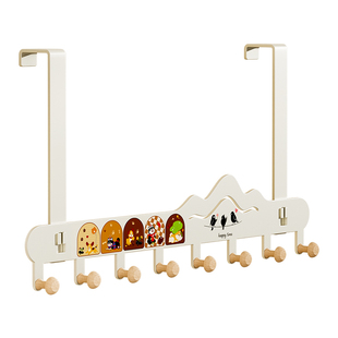 吸盘门后挂钩免打孔挂衣架强力承重卧室门上挂衣服包包收纳架神器