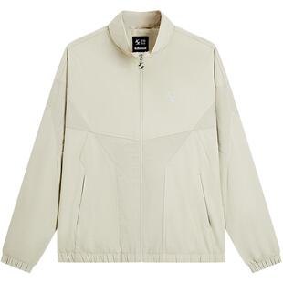 特步运动外套男款2025春新款夹克复古休闲运动棒球服975129150495