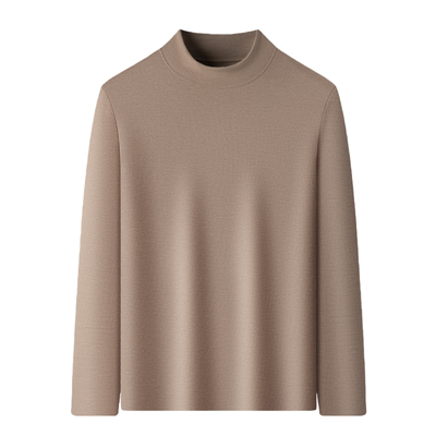 男士德绒打底衫男半高领冬季卫衣保暖加厚亲肤内搭双面绒长袖t恤