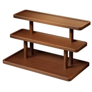 桌面杯架置物架多层杯子收纳架桌面茶杯咖啡水杯收纳小型博古架子