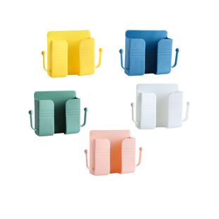 壁挂置物架手机充电放置架酒店床头墙壁固定粘贴式壁挂遥控器置物架浴室厨房墙上免打孔厕所壁挂墙角手机支架