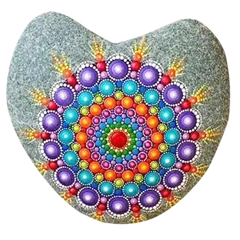 有趣的曼陀罗波点彩绘工具绘画美术流行石头画治愈圆点笔棒创意点