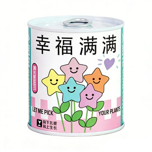 六一学生小礼品种植小盆栽罐头幼儿园桌面创意小礼物植物盲盒毕业
