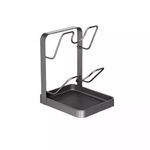 厨房锅盖架台面置物架多功能锅铲架子收纳砧菜板放置器勺子桌面