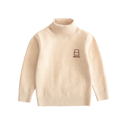 儿童毛衣加绒加厚男童女宝宝纯棉