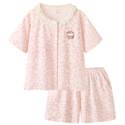 睡衣女款夏A类莫代尔棉短袖套装