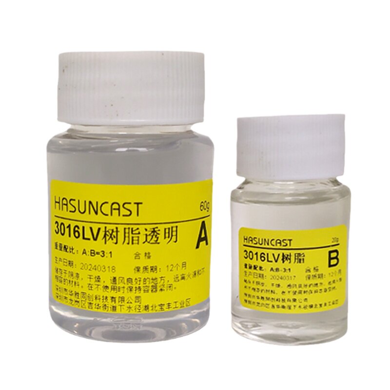 Hasuncast3016LV环氧树脂LED灯条灌封高透明柔性软胶密封防水粘接