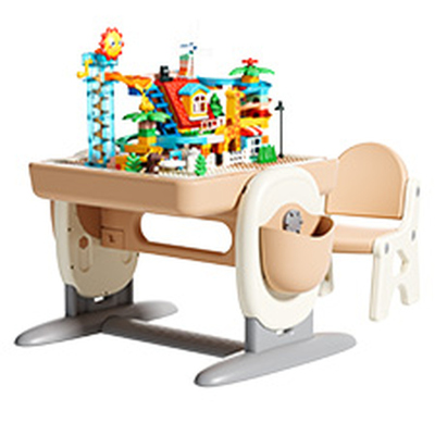 mloong曼龙儿童积木桌多功能玩具