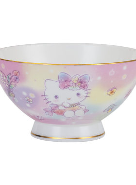 卡通陶瓷碗新骨瓷餐具凯蒂猫