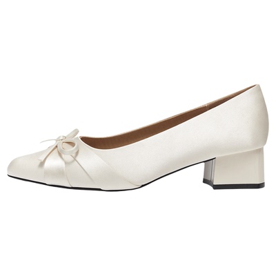 达芙妮小香风粗跟单鞋玛丽珍女鞋