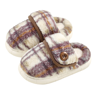 巴拉巴拉儿童棉拖鞋男童女童室内防滑保暖鞋子秋冬季新款宝宝家居