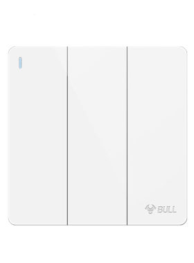 公牛插座旗舰开关三开墙壁面板