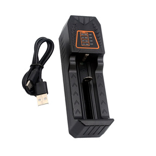 18650锂电池26650充电器Typec接口3.7/4.2V手电筒小风扇头灯座充