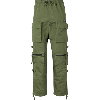 【折扣】ICECREAM男士直筒刺绣印花格子布工装裤