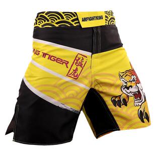 MMA老虎训练UFC速干综合格斗健身短裤定制运动泰拳击散打毒液武术