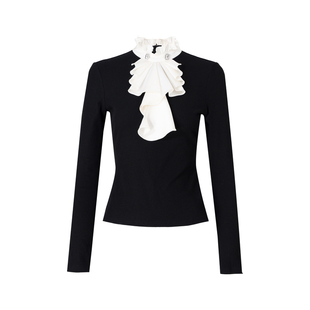 MD千亿【暗金织造】2025冬季修身撞色显瘦时尚百搭打底