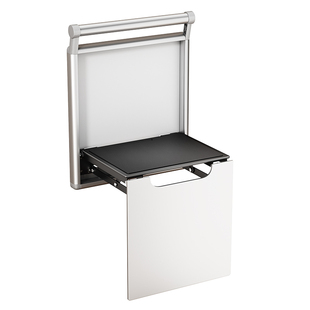 折叠换鞋凳家用门口穿鞋凳壁挂式换鞋凳挂墙式隐形玄关椅可浴室凳