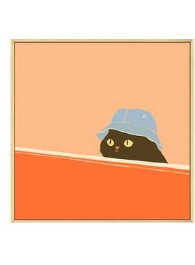 猫咪diy数字油画装饰画