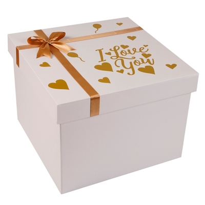 超大号白色礼物盒空盒节日仪式感