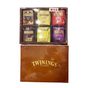 costco代购TWININGS川宁英伦茗香六格木制礼盒装早茶英式红茶泡茶