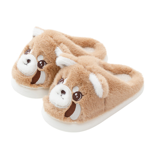 秋冬季棉拖鞋女款可爱毛绒拖鞋室内家居情侣家用棉拖厚底2025新款