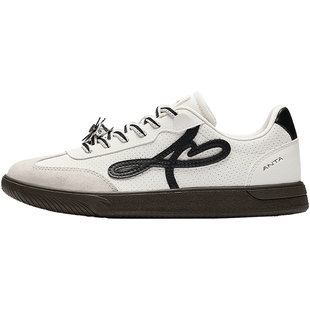 安踏曼舞板鞋女鞋2026新款春季红色芭蕾鞋德训鞋官方正品薄底鞋子