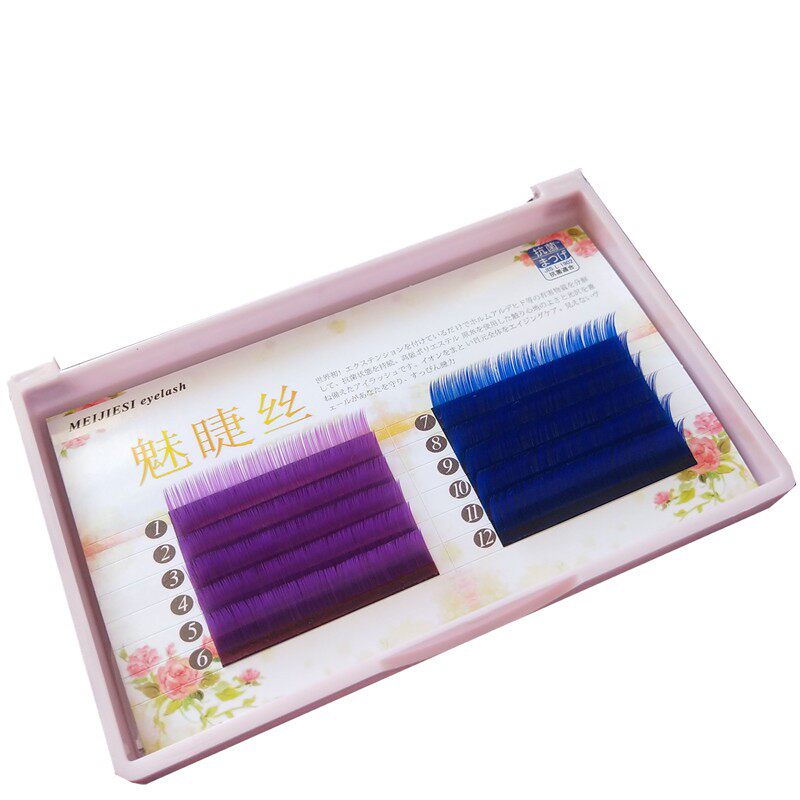 0.05 0.07单根彩色嫁接睫毛蒲公英仿水貂毛柔软日式风吹动美睫店