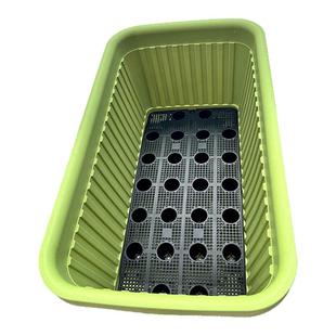 阳台种菜专用盆长方形家庭蔬菜种植箱特大号塑料花盆家用花箱户外