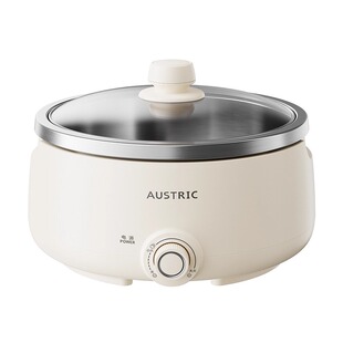 日本AUSTRIC电火锅家用2026新款分体式可拆洗316不锈钢无涂层煮锅