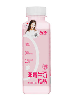 优洋果味牛奶营养早餐0防腐剂