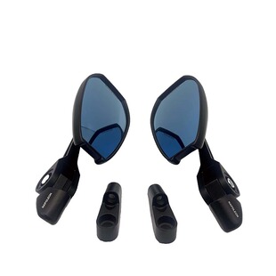 aos4后视镜适用小牛九号电动踏板摩托碳纤维纹单个边aos9反光镜