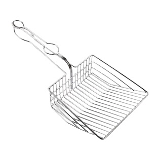 金属猫砂铲不锈钢铲子猫砂大号漏铲狗狗专用狗砂铲漏勺筛子铲方形