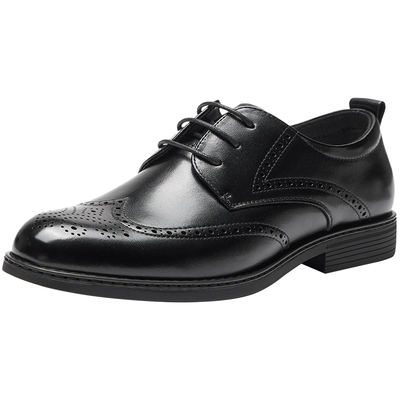 热风2026年春季新款男士正装皮鞋