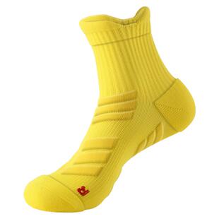 马拉松专业跑步袜子男款夏季防滑毛巾底男士运动专用羽毛球篮球袜