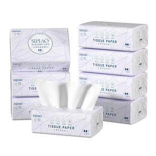 丝飘抽纸家用餐巾纸面巾纸实惠装整箱批厕所可擦手卫生纸巾厨房用