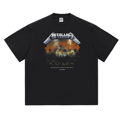Metallica金属乐队短袖摇滚T恤