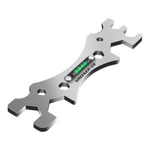 绿林多功能花洒扳手高精度水平尺小型平衡仪卫浴专用家用定位神器