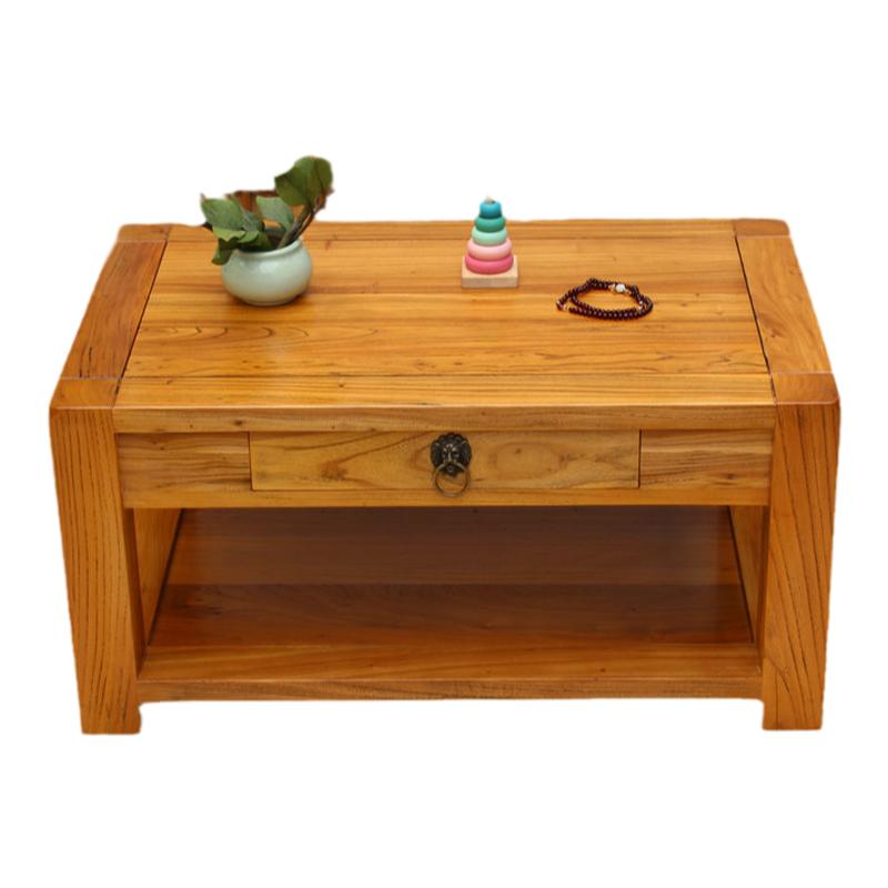 榻榻米茶几茶桌实木飘窗桌老榆木炕桌阳台地台矮桌家用客厅小桌子