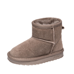 羊皮毛一体儿童雪地靴 冬季新款男童鞋女童靴子 宝宝棉鞋防水保暖