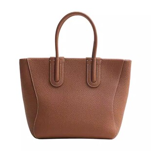 山水集包包女2026新款大容量托特包女荔枝纹高级感单肩手提腋下包