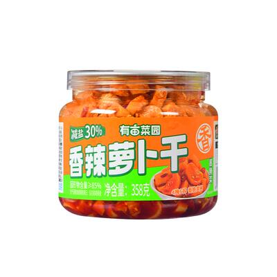 有亩菜园咸菜组合香辣萝卜干榨菜下饭菜酸豆角酱菜麻辣黄瓜大罐装