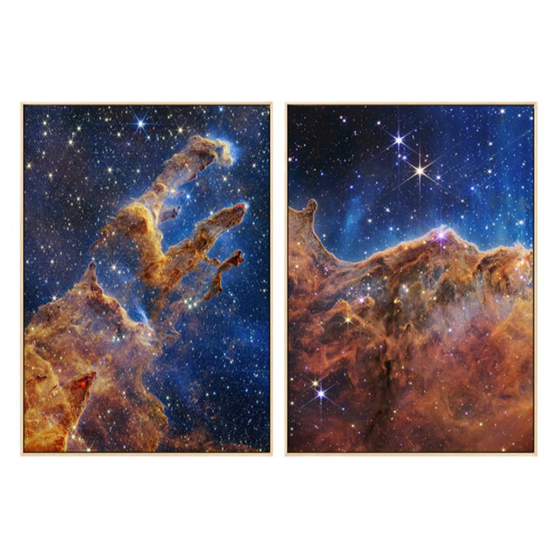 韦伯空间望远镜星空图装饰画