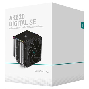 九州风神冰立方AK620SE青春数显版6热管风冷CPU散热器AM5风扇1851