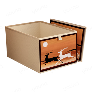 中古风收纳箱折叠卡莱克格子柜收纳盒储物整理盒布艺收纳筐大容量