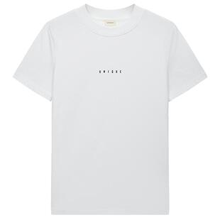 OCHIRLY欧时力  字母印花短袖t恤女上衣圆领休闲百搭夏新