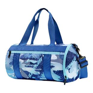 李宁儿童游泳包青少年干湿分离收纳包斜挎包男学生装备便携单肩包