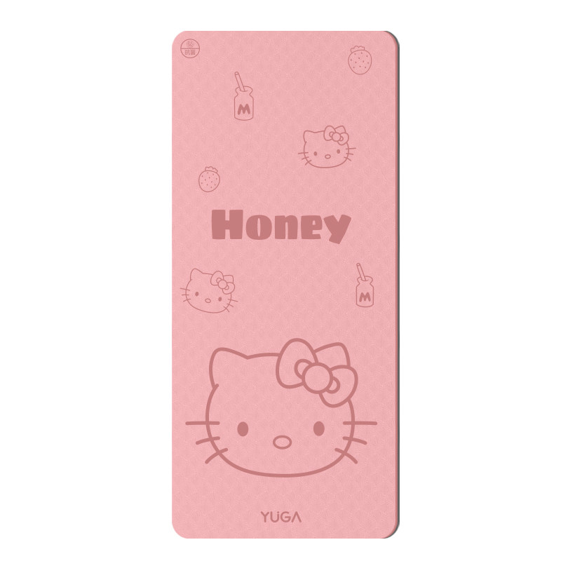 新款HelloKitty瑜伽垫也太懂女生